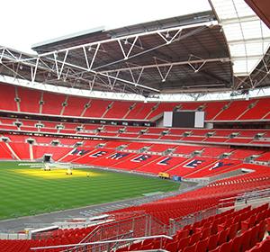 Wembley Stadium in London (UK)